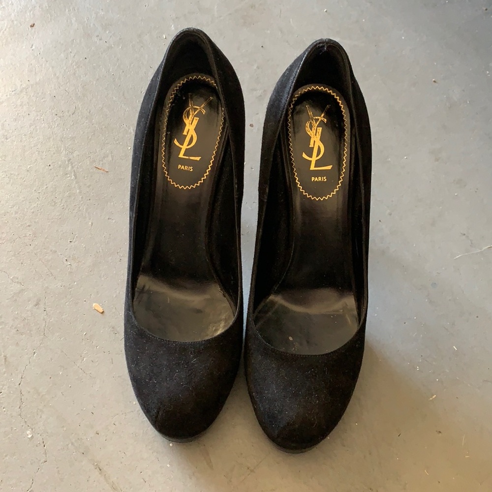 Authentic Suede YSL Heels